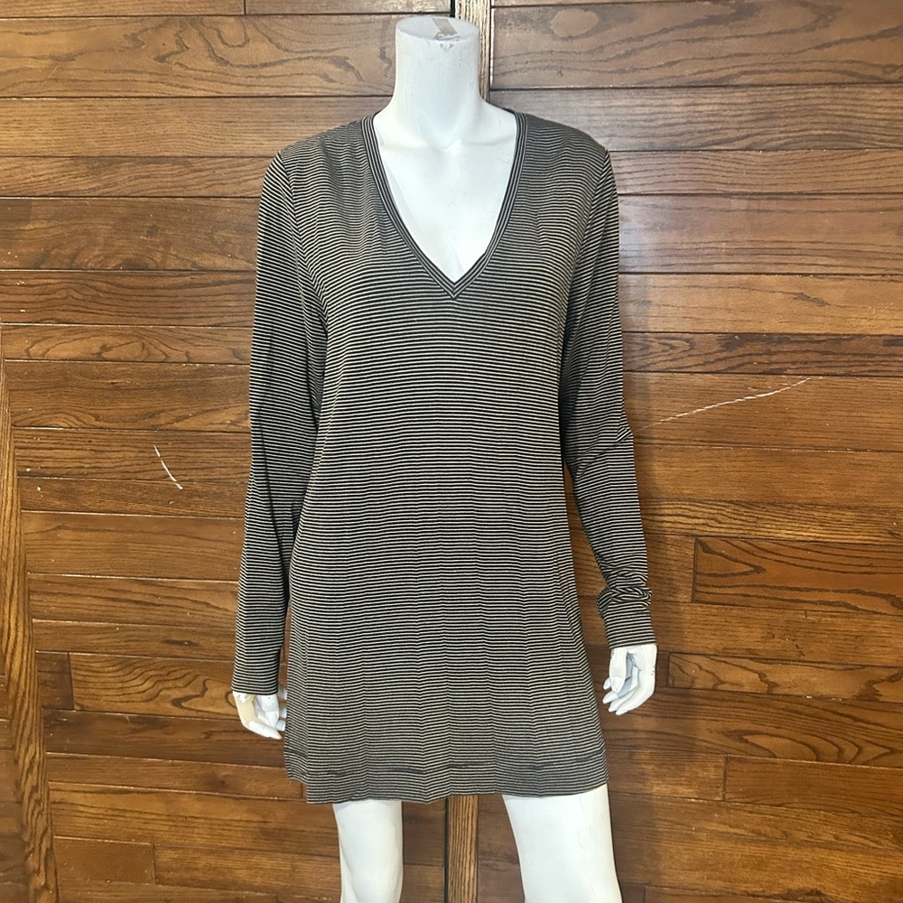 Striped Long Sleeve Dress